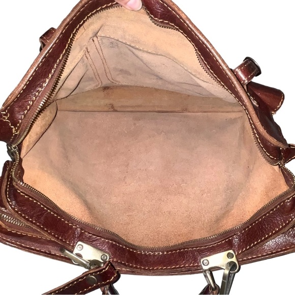 Tuscany Leather Brown Venezia Briefcase Bag - Picture 11 of 16